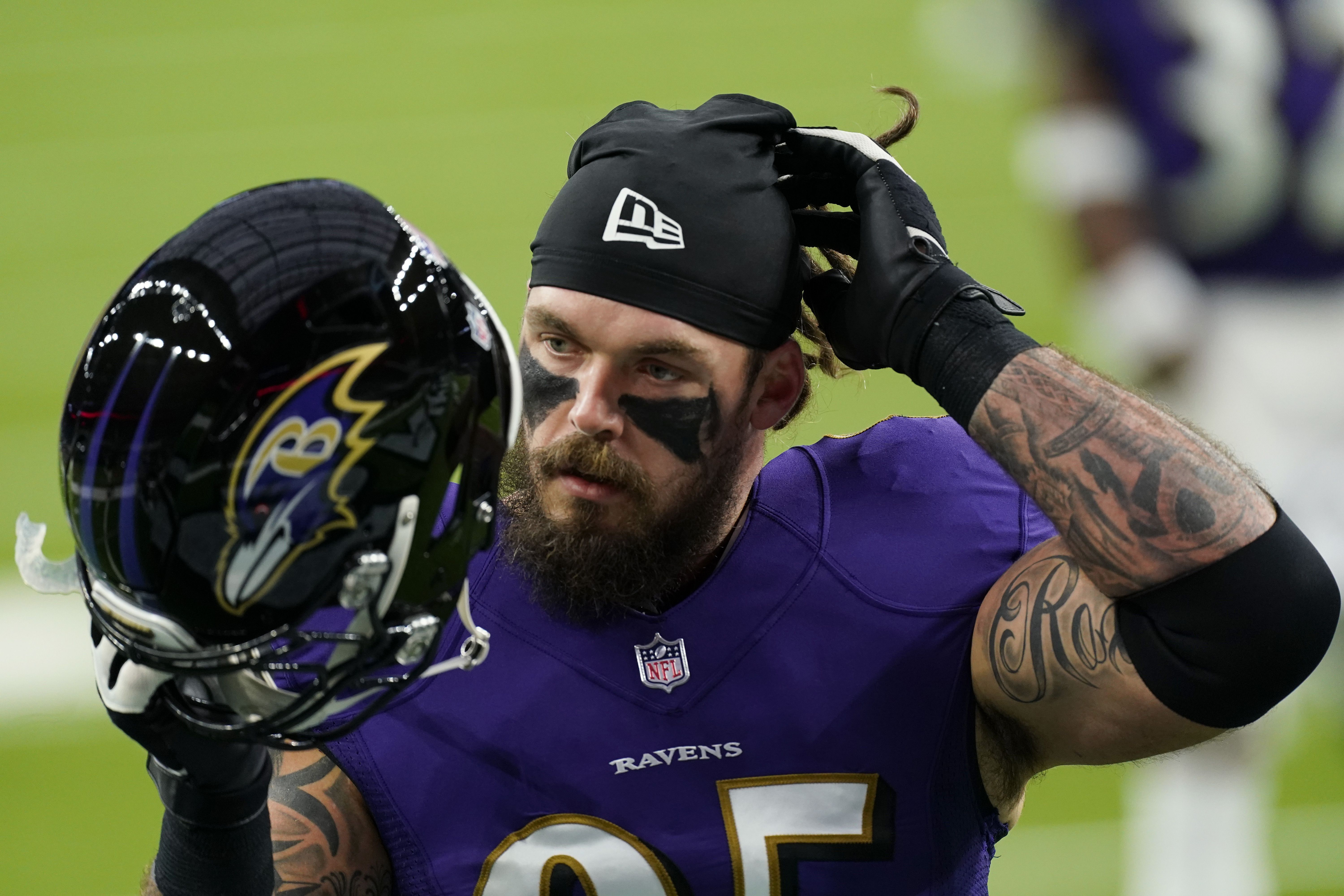 Baltimore Ravens injury report: Derek Wolfe doubtful to play vs. Eagles, 7  others questionable 