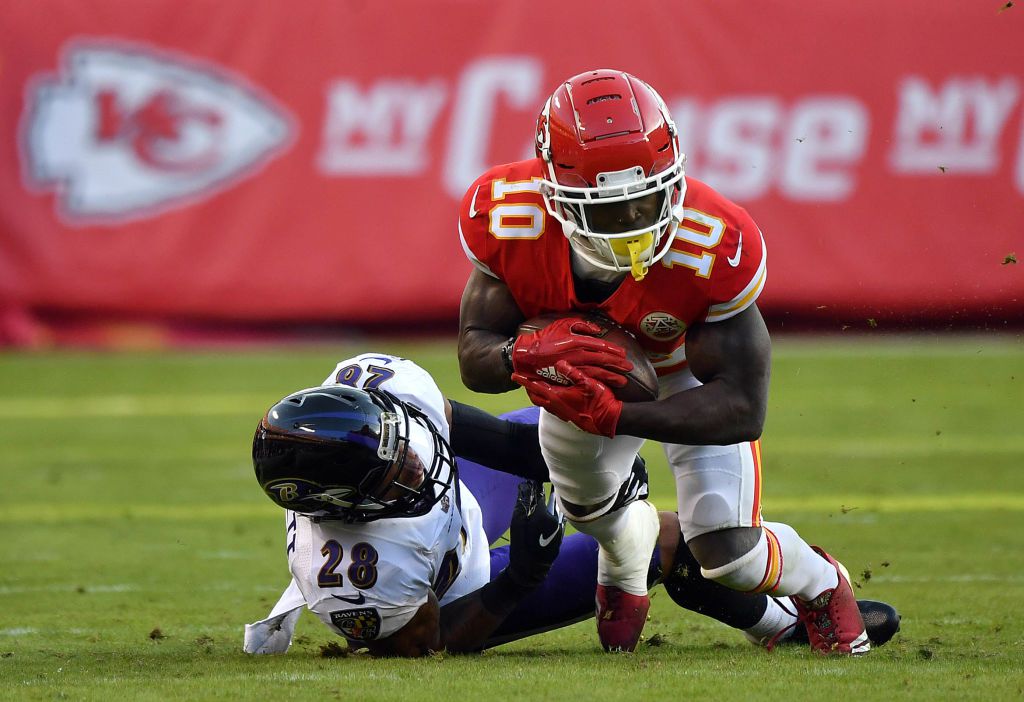 Tyreek Hill Making Waves against the Ravens