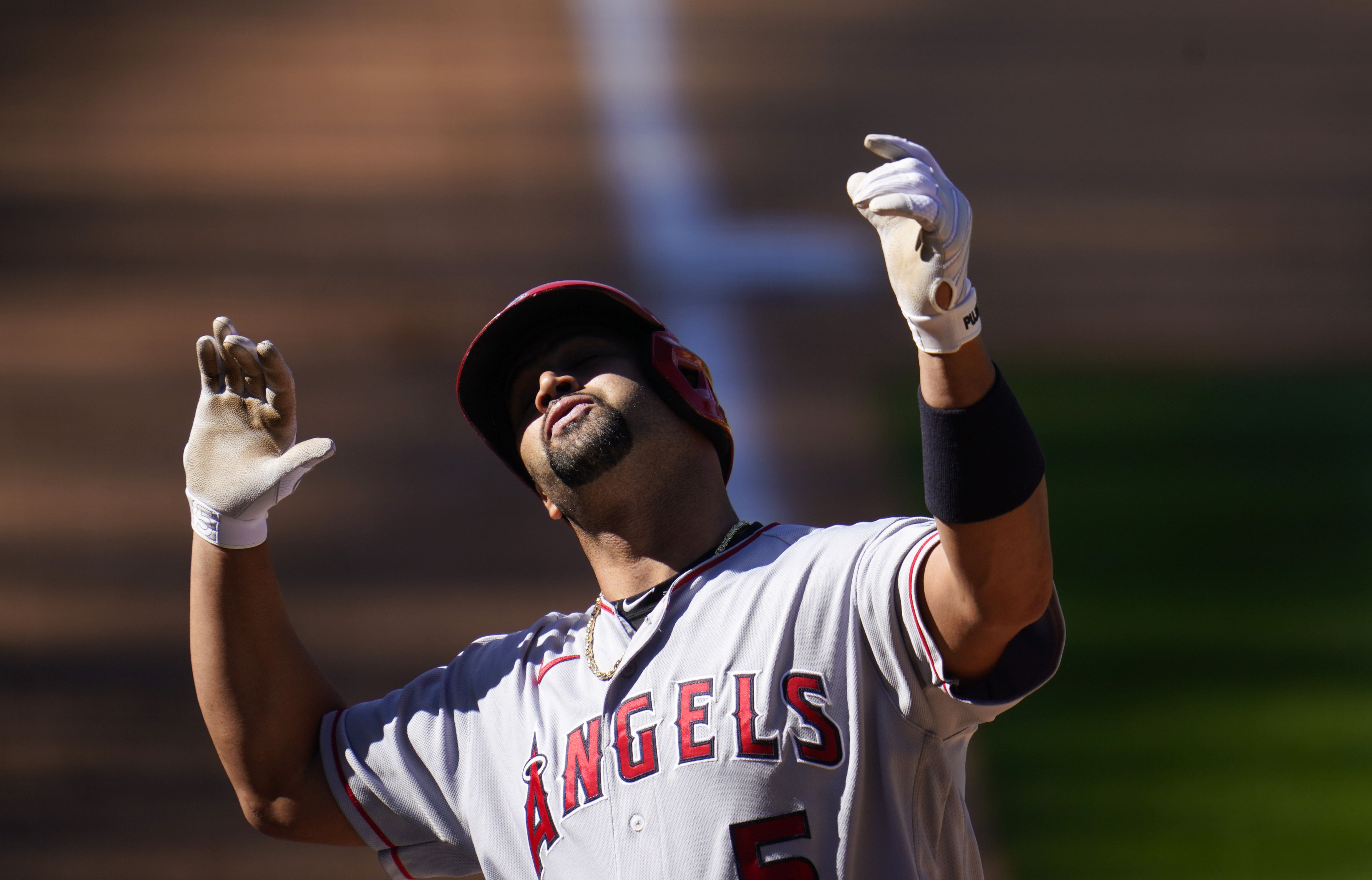 HISTORY FOR ALBERT PUJOLS! He is now tied with Alex Rodriguez for 4th on  the all-time HR list with 696.