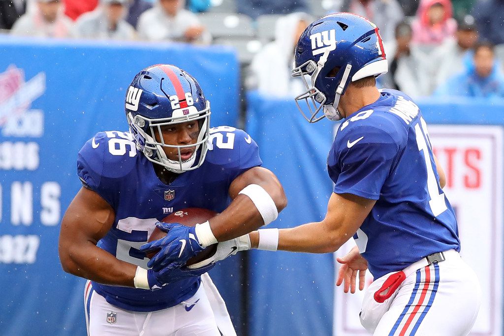 Odell Beckham, Eli Manning, JPP, Signed Game Worn Helmet For The New York  Giants