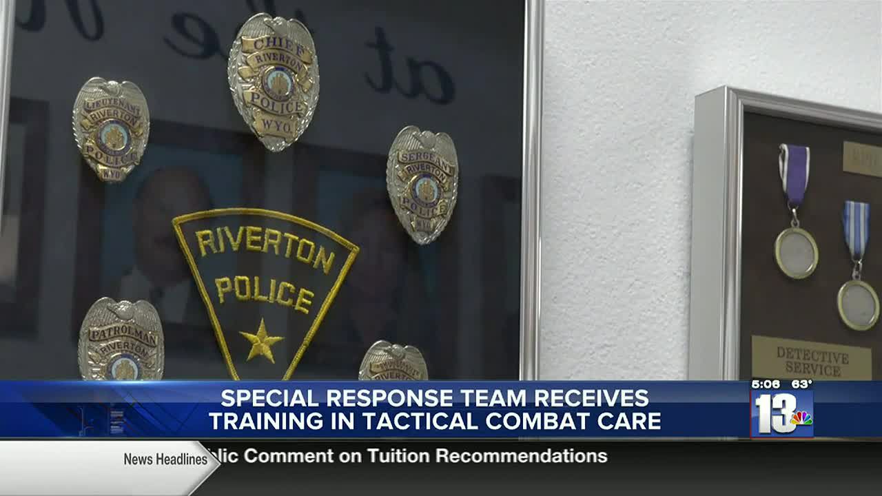 Special Response Team of the Riverton Police Department utilized tactical  combat care training this week