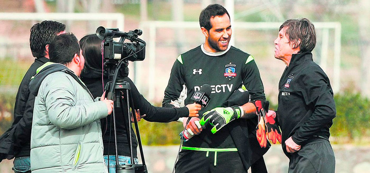 Claudio Bravo y Julio Rodríguez.