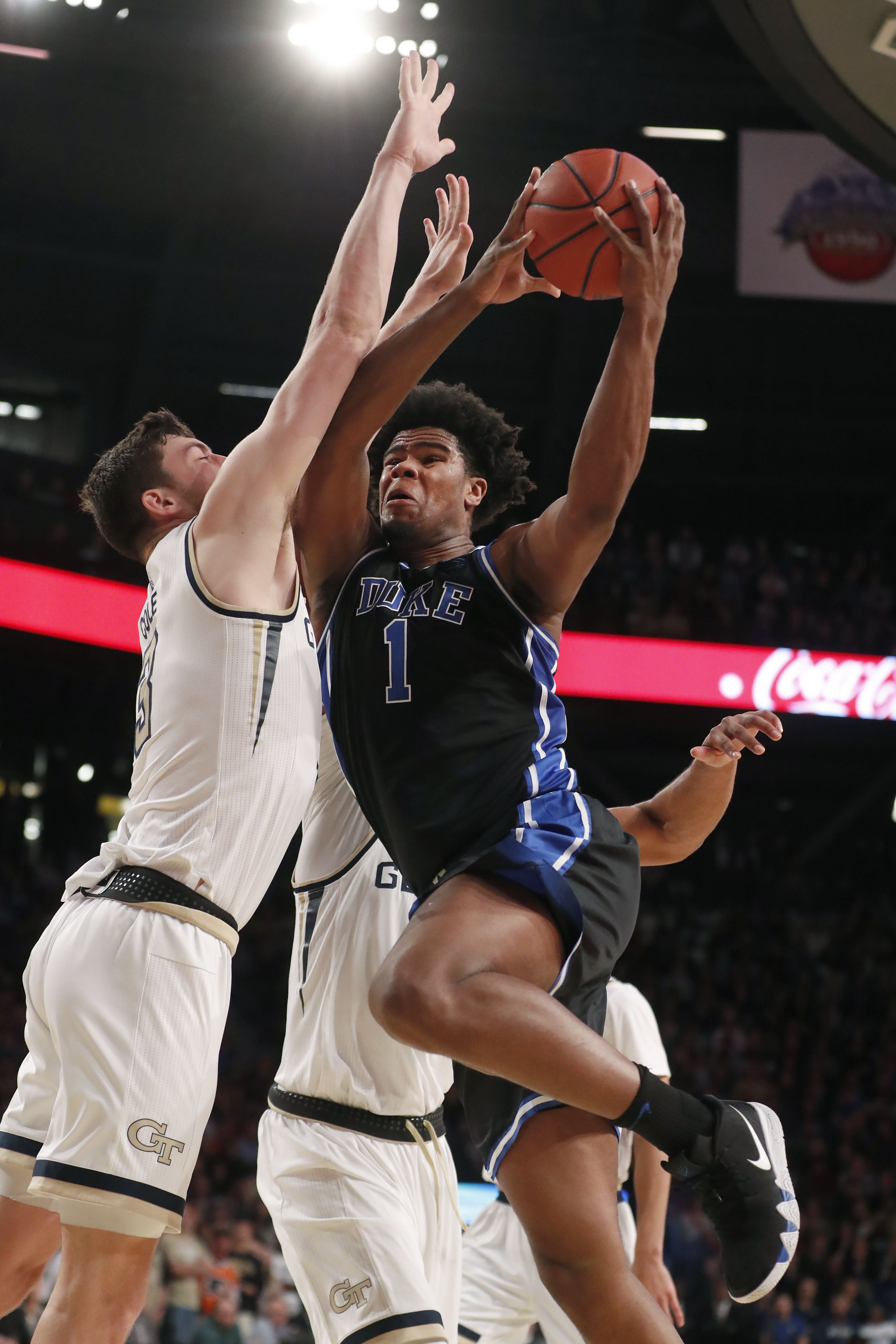 Jones leads No. 2 Duke to 73-64 victory over scrappy Ga Tech