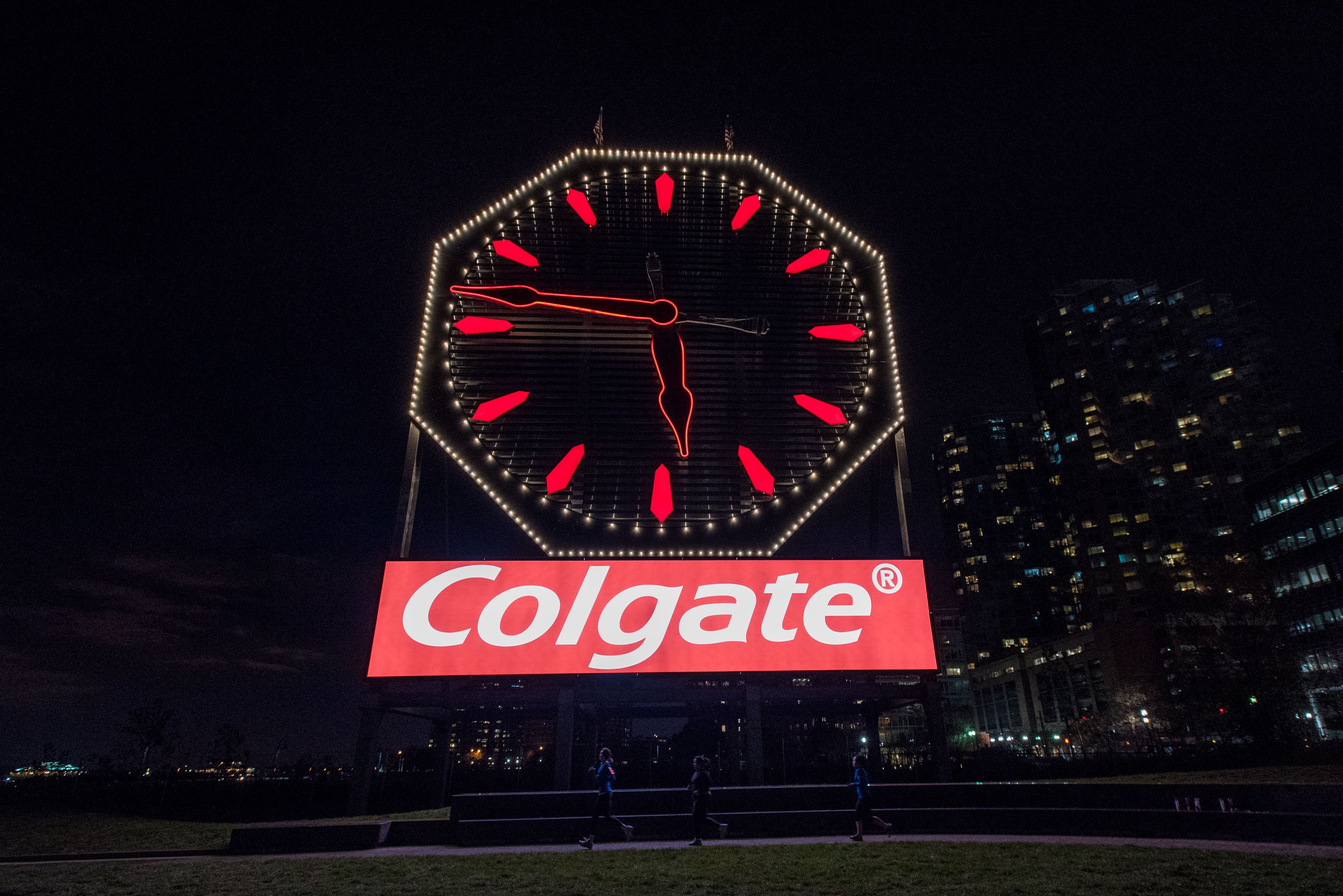 Colgate Clock Jersey City View