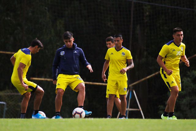 Entrenamiento Everton