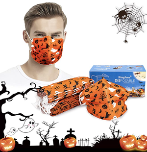 halloween disposable face mask adults