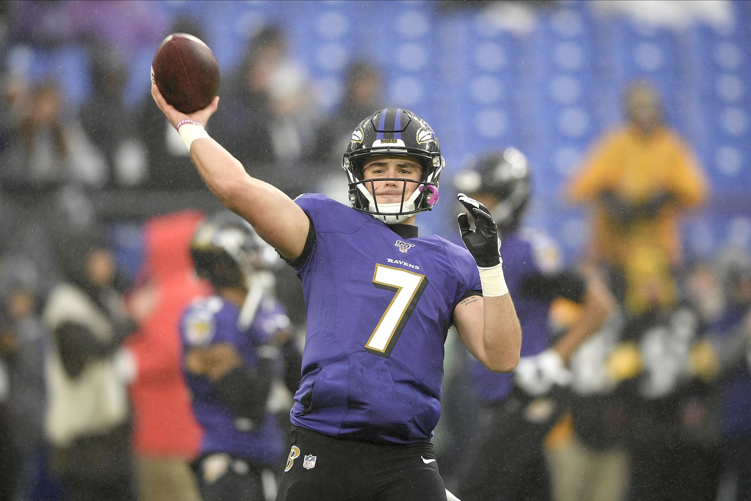 Baltimore Ravens' Trace McSorley active for first time this season vs.  Steelers 