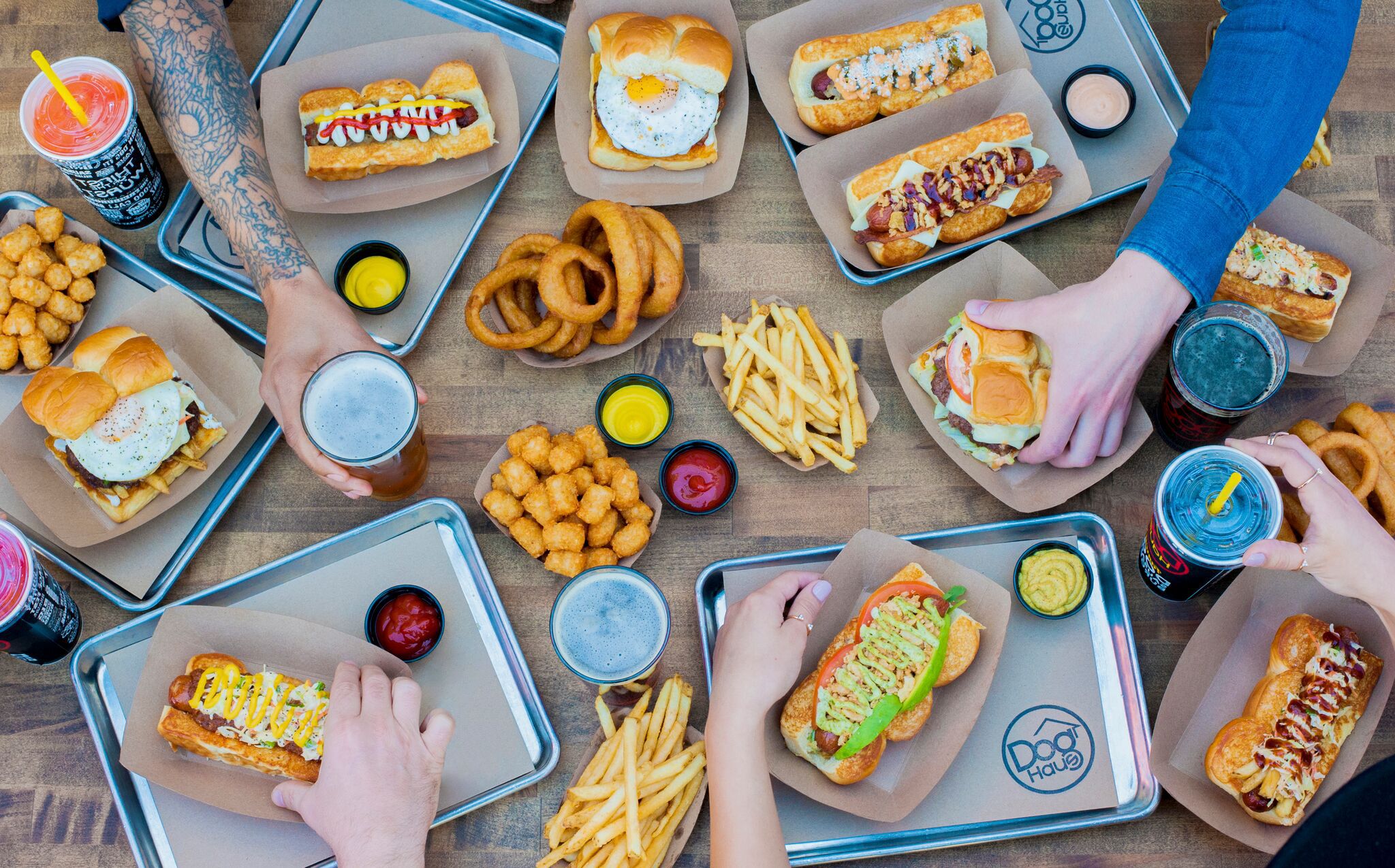 Hot Dog Franchise Dog Haus Has Opened In Arlington Lake Highlands Comes Next