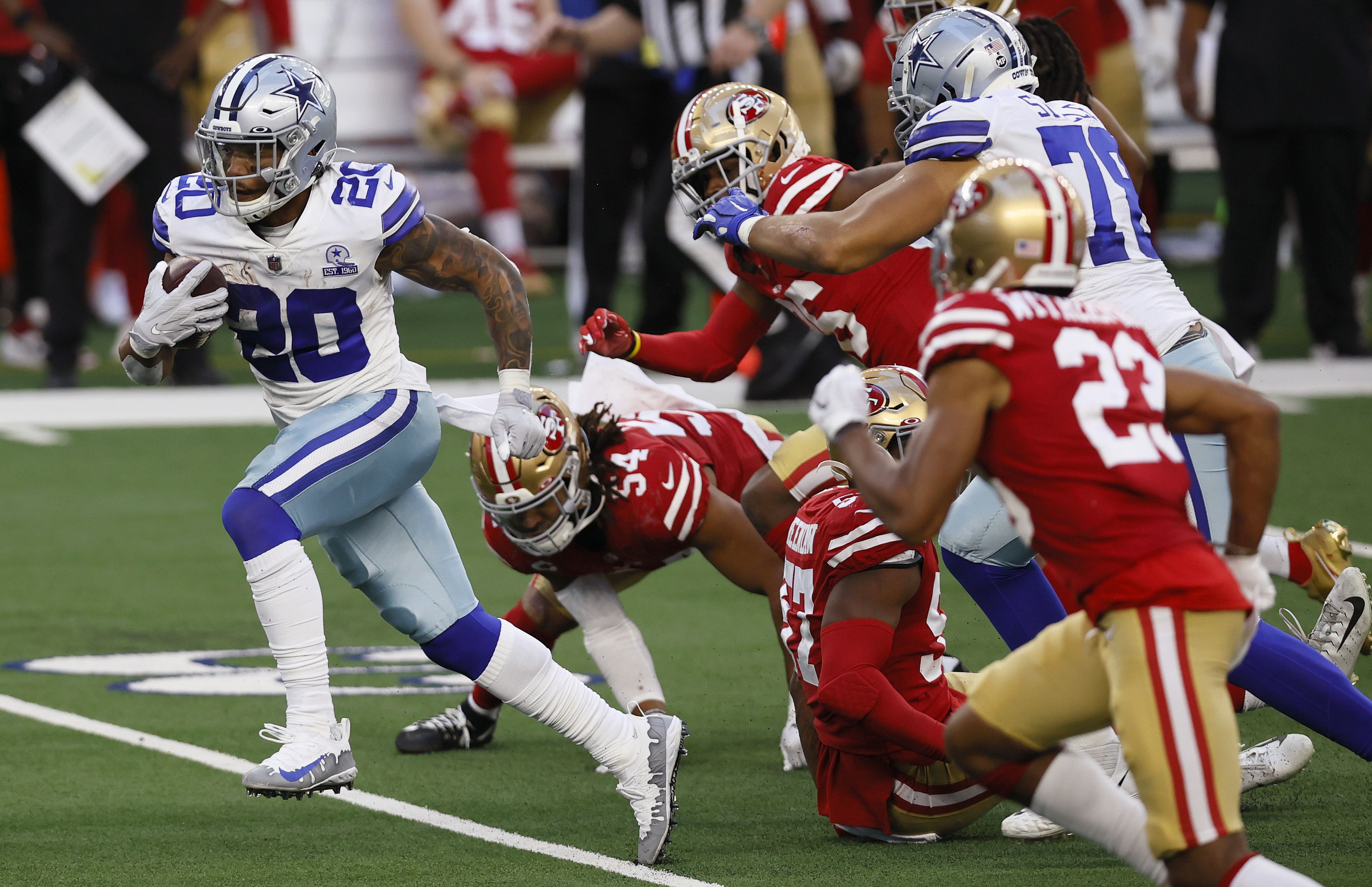 49ers once again done in by turnovers in 41-33 loss to Cowboys