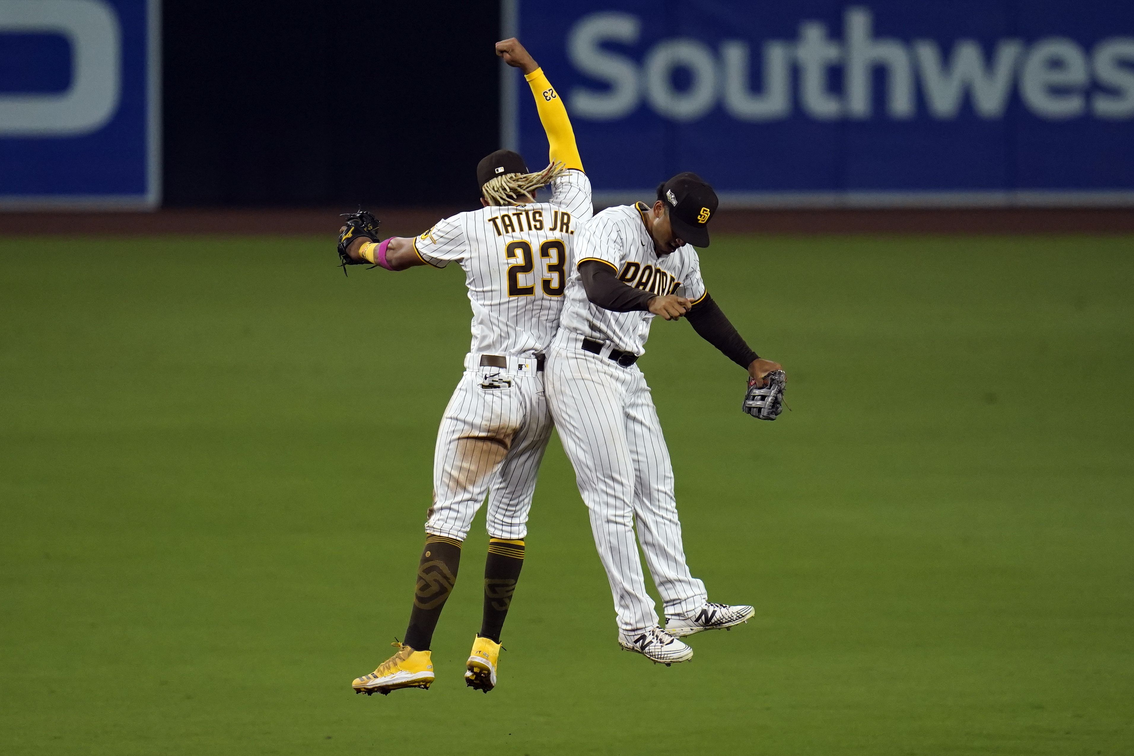 Trent Grisham, Wil Myers, Fernando Tatis Jr. homer vs. Dodgers