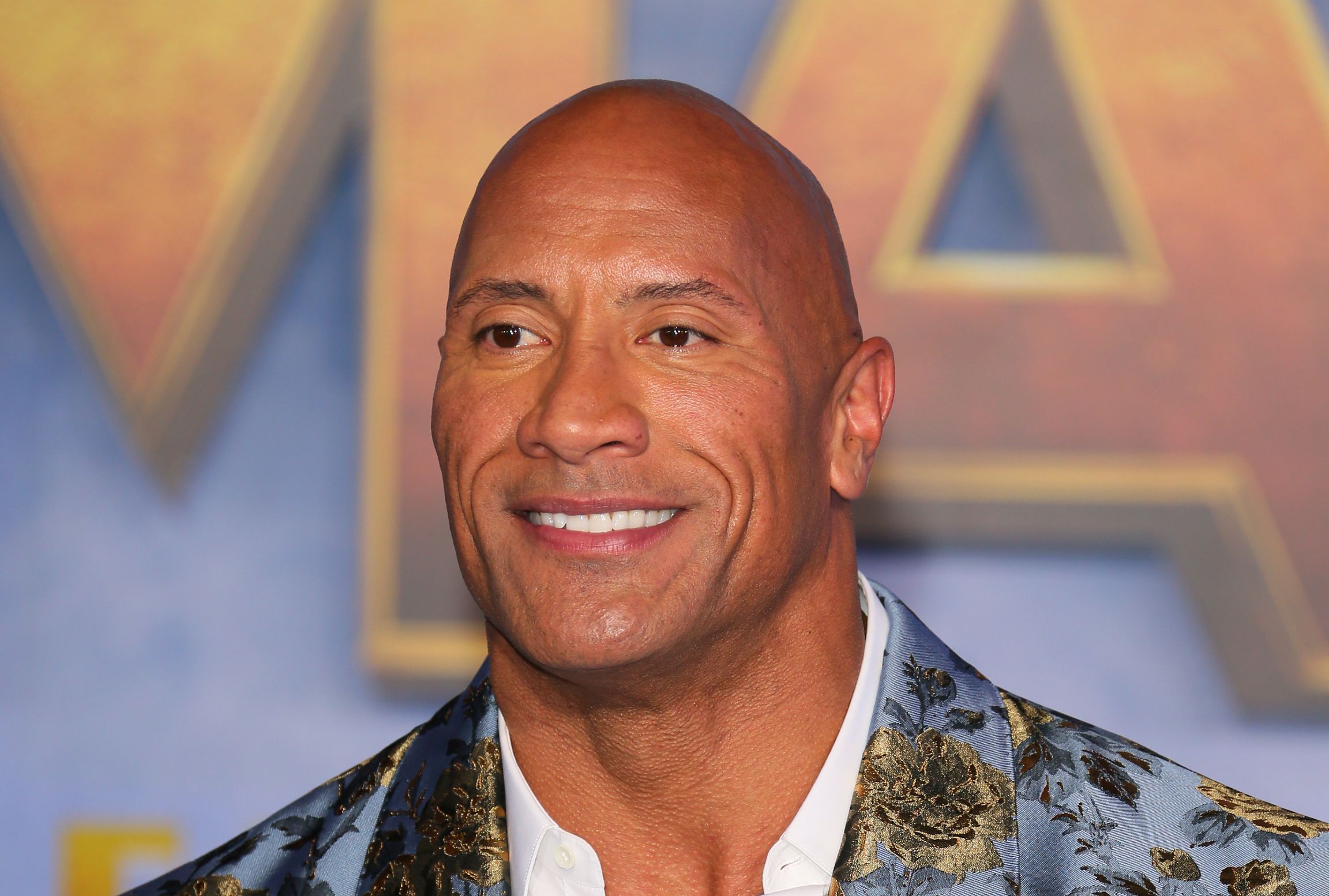 Dwayne 'The Rock' Johnson (Frown) Big Head. Larger than life mask