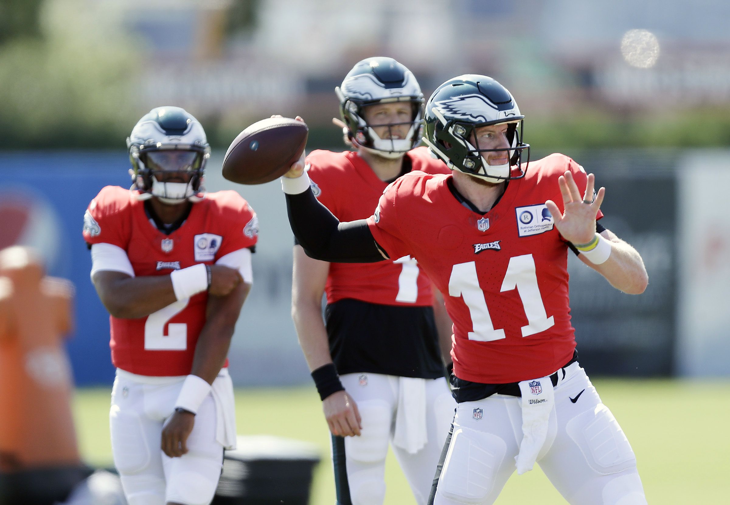 Eagles' Carson Wentz held out of Friday practice; Pederson