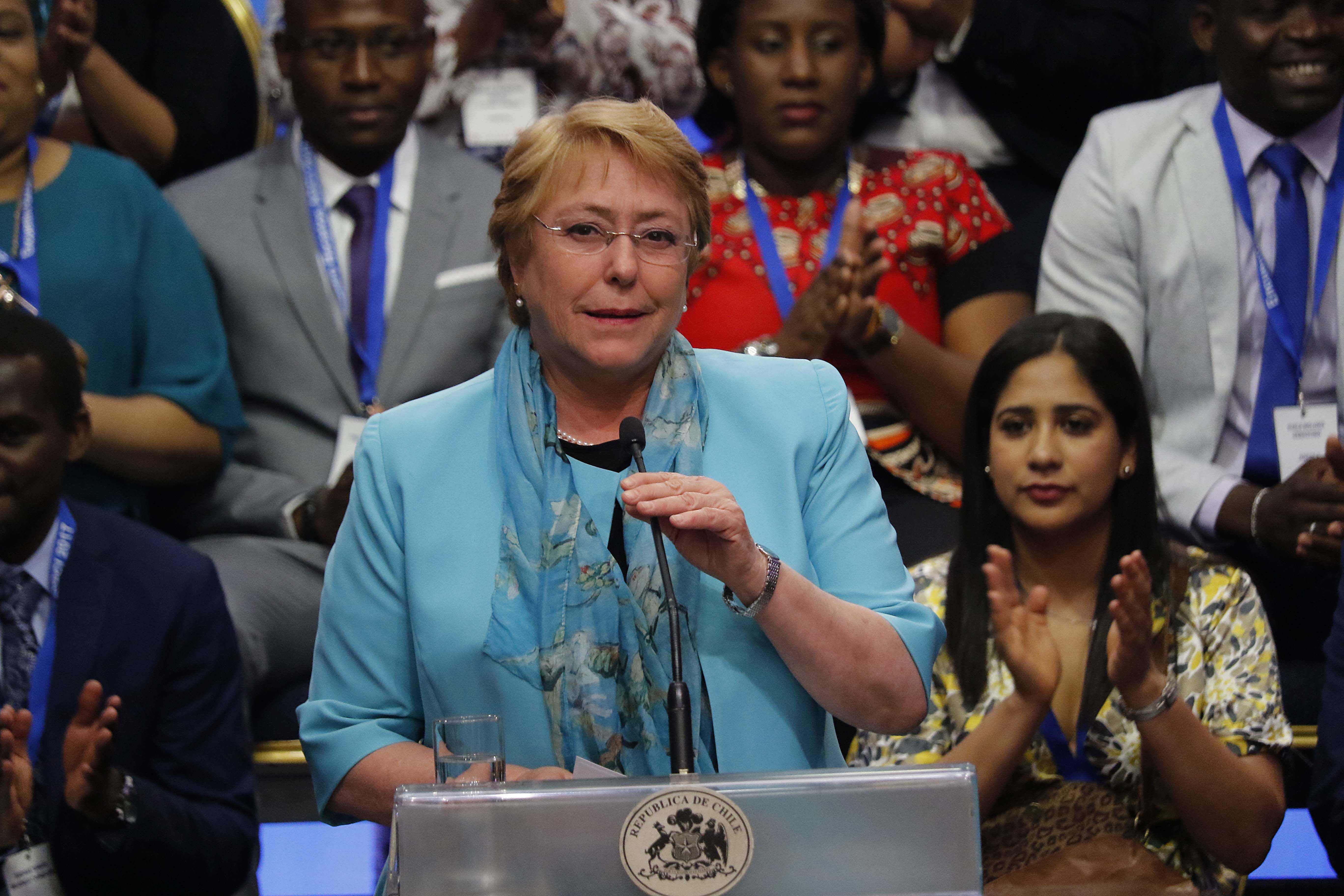 Presidenta lideró Encuentro Anual de Becarios de la Agencia Chilena de Cooperación Internacional de Chile