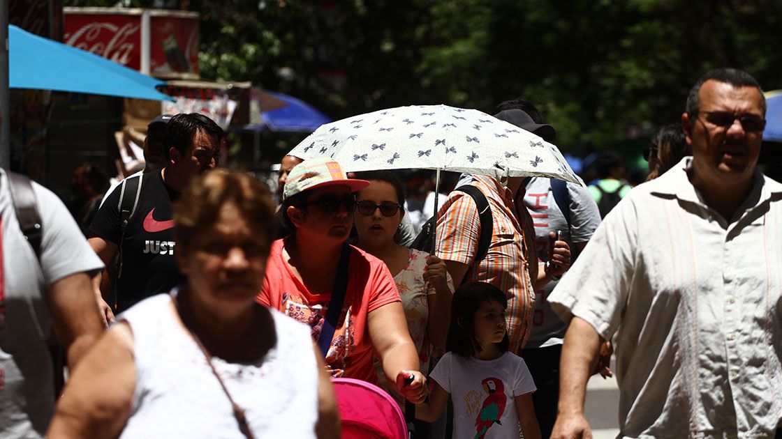 personas, gente, verano, santiago