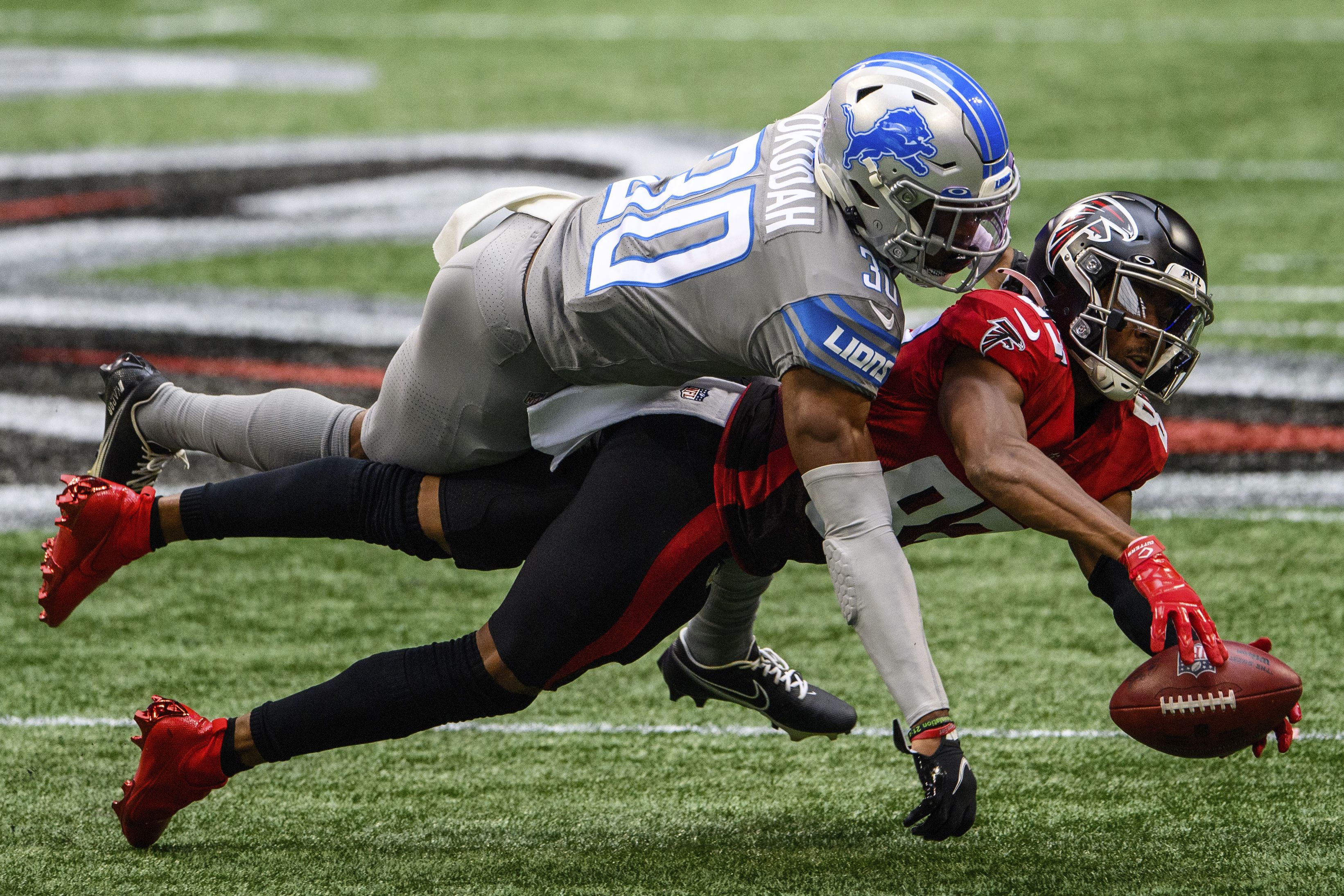 Jeff Okudah wows Detroit Lions with busy showing from new role in